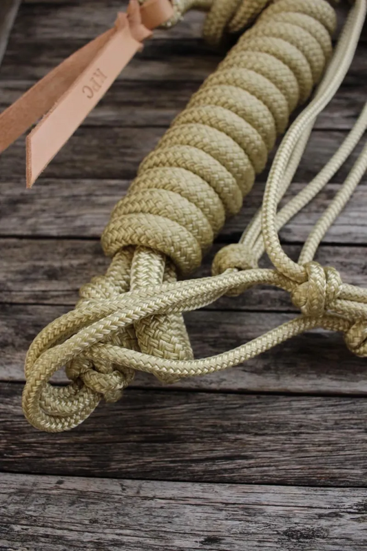 Beige Rope Halter & Lead Set (Full)