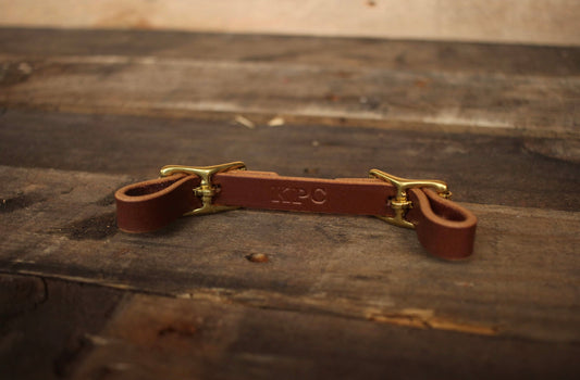 Curb Strap Brown/Brass