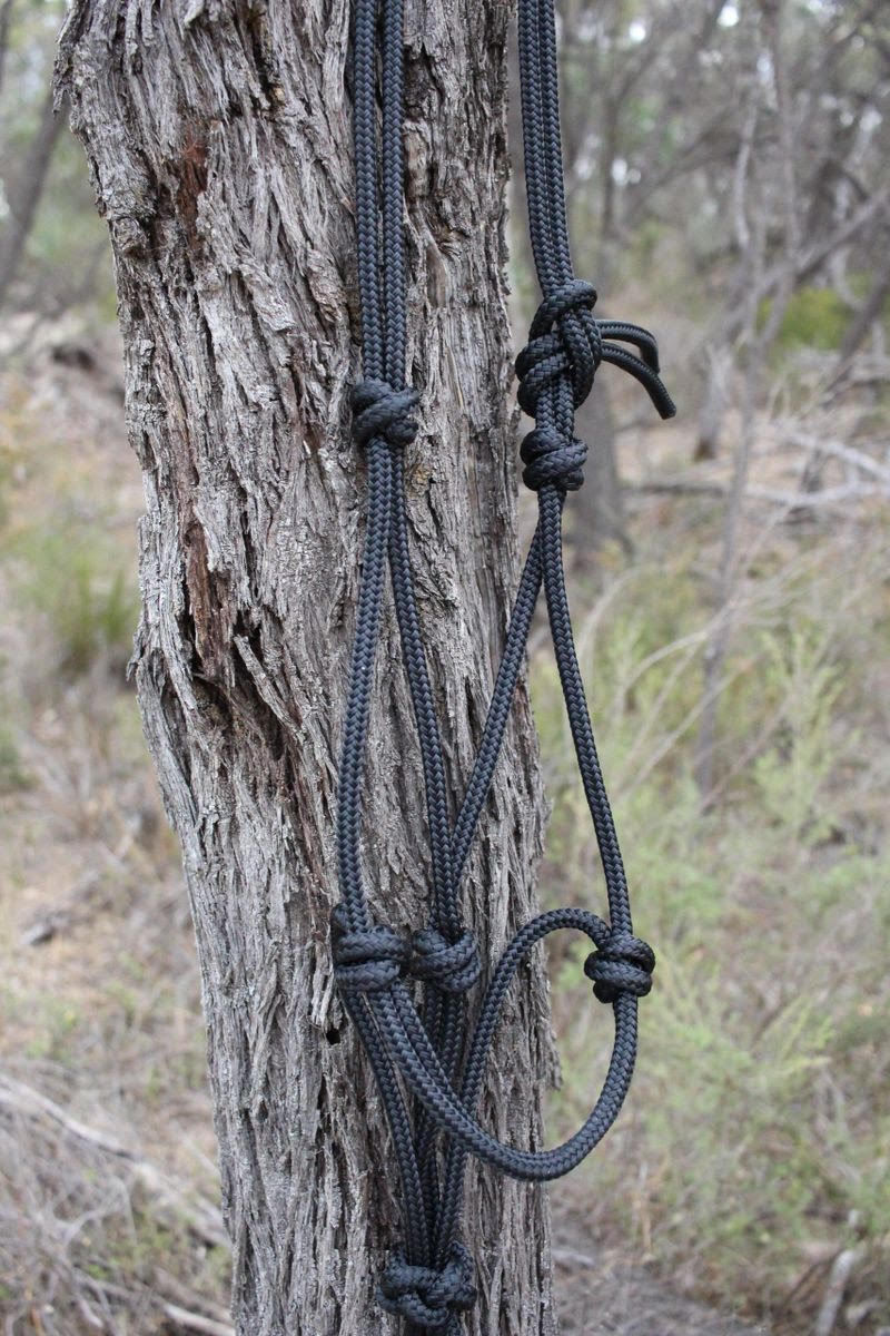 Black Rope Halter