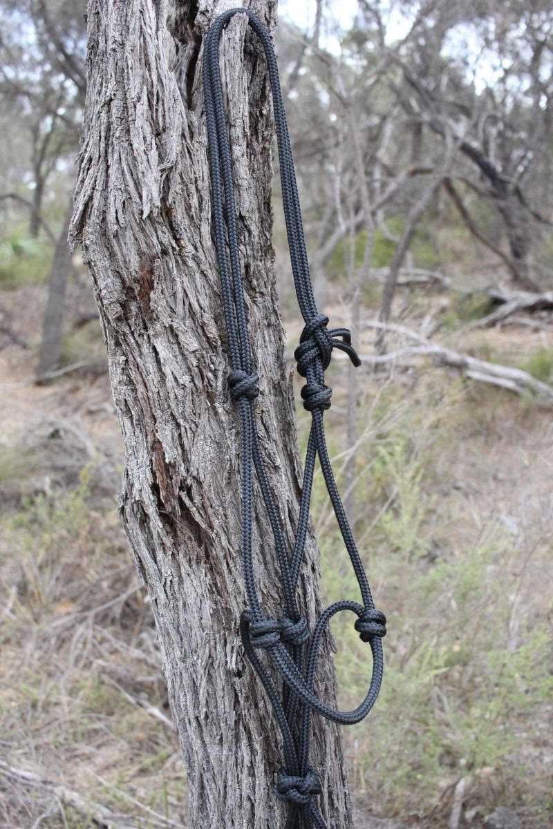 Black Rope Halter